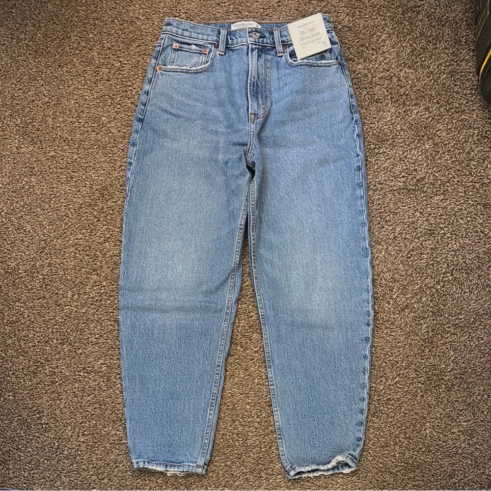 A&F mom jeans